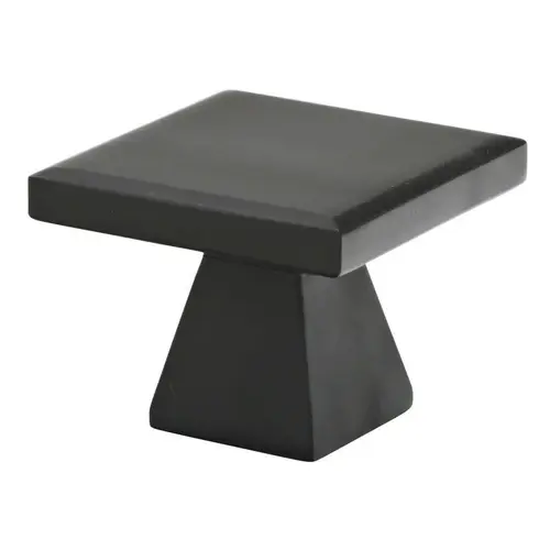 Podium 1-3/4" Cabinet Knob Flat Black Finish