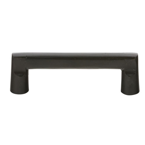 Bronze Rail 4" Cabinet Pull Flat Black Finish