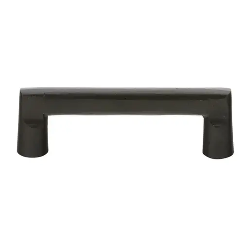 Bronze Rail 6" Cabinet Pull Flat Black Finish