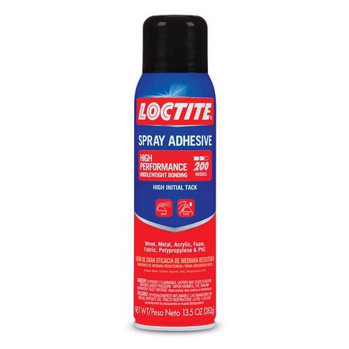 Loctite 2235317 Spray Adhesive, 13.5 oz Aerosol Can Clear