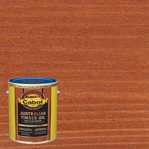 19400 Series 140.00.007 Australian Timber Oil, Mahogany Flame, Liquid, 1 gal - pack of 4