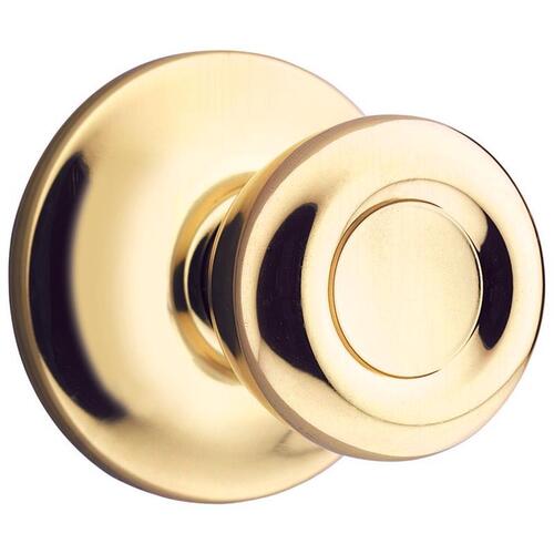 Passage Lockset Tylo Polished Brass 1-3/4" Polished Brass