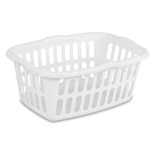 Laundry Basket White Plastic White - pack of 12