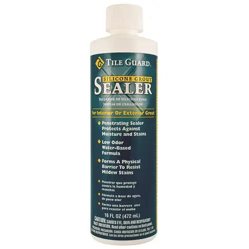 Tile Grout Sealer, Liquid, Clear, 16 oz, Aerosol Can