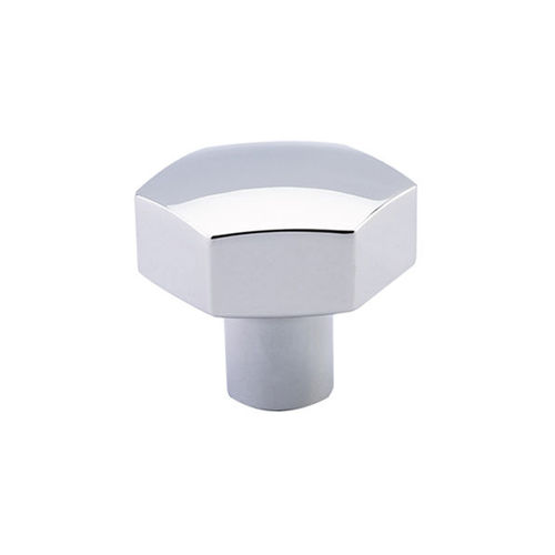 1-1/2" Mod Hex Cabinet Knob Bright Chrome Finish