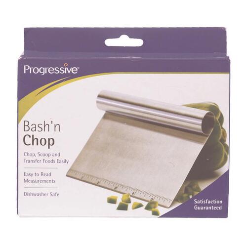 Progressive LGK-3620 Bash and Chop Scooper/Cutter Prepworks Silver Stainless Steel Silver