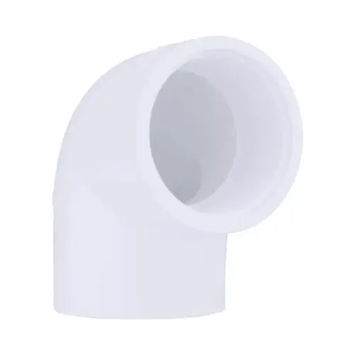 2 In. Slip x 2 In. Female Schedule 40 90 Deg. PVC Elbow (1/4 Bend)