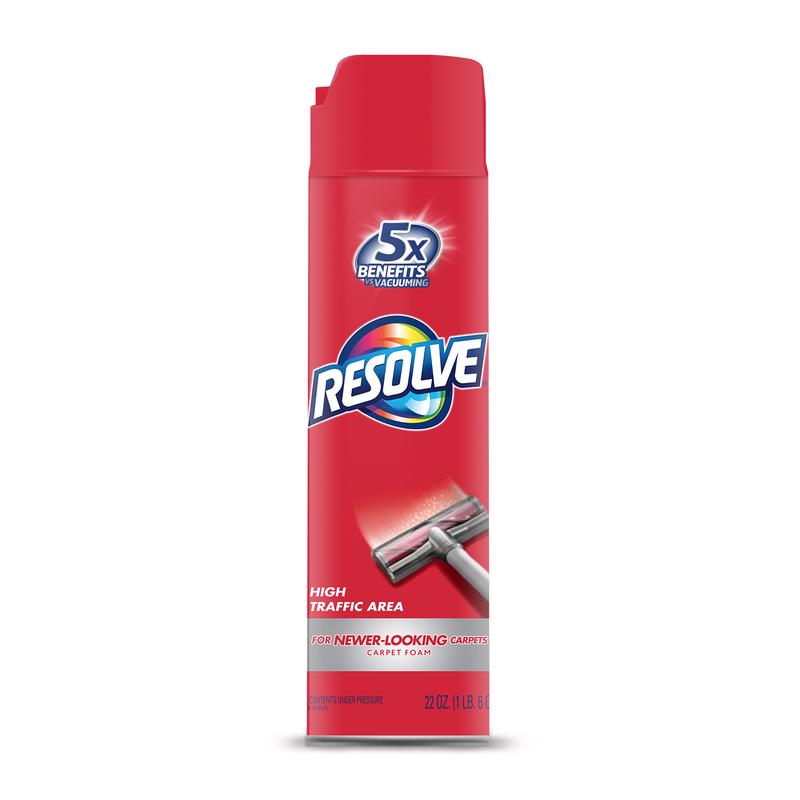 RESOLVE 1920000706 1920000619 Carpet Cleaner, 22 oz Can, Foam, Characteristic, White