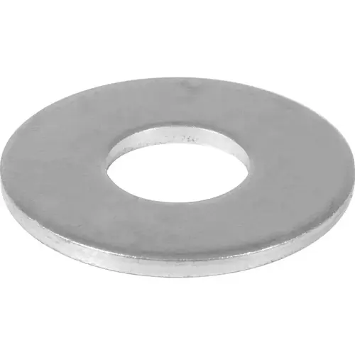 SAE Flat Washer Zinc-Plated Steel No. 8 Zinc-Plated - pack of 10