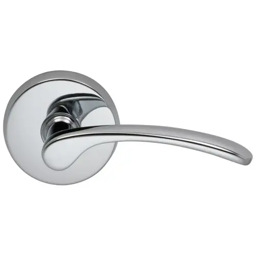 890 Lever Passage with 2-3/8" Backset, T Strike, 1-3/8" Doors Bright Chrome Finish