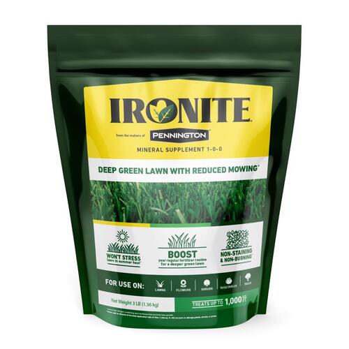 Lawn Fertilizer Ironite All-Purpose For All Grasses 1000 sq ft