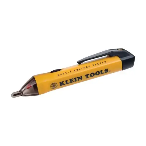 Klein Tools NCVT1P Non-Contact Voltage Testers, 2-AAA Batteries, 50 VAC to 1,000 VAC Yellow