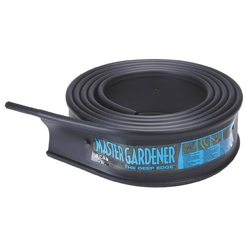 Lawn Edging Master Gardener 20 ft. L X 6" H Plastic Black Black