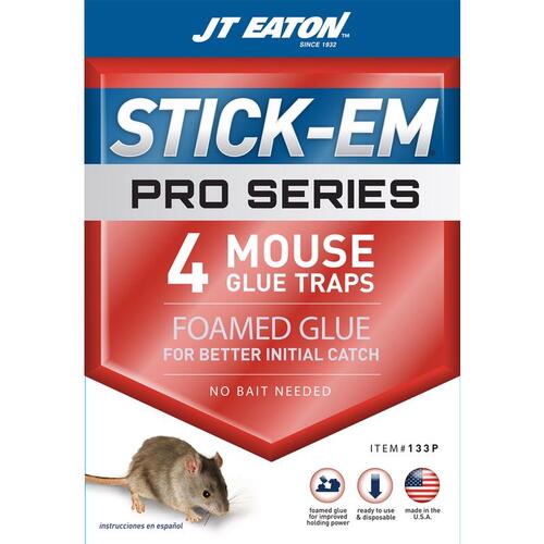 JT Eaton 133P Trap Stick-Em Pro Series Small Glue For Mice