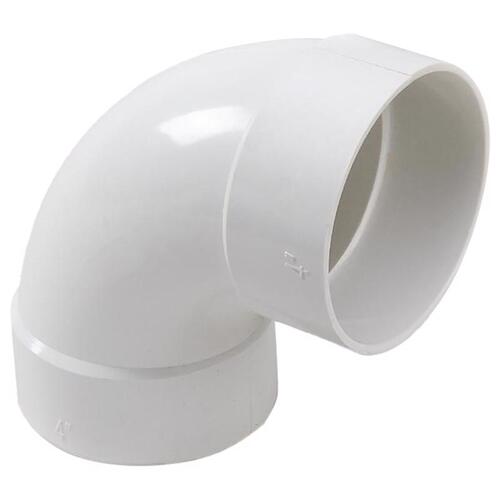 Elbow Schedule 35 4" Hub each X 4" D Hub PVC