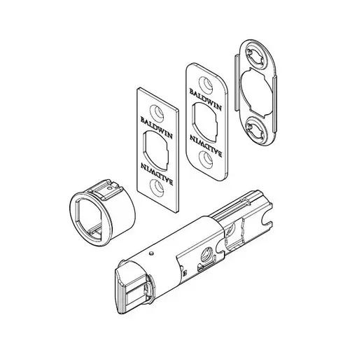 6 Way Adjustable Springlatch Satin Nickel Finish