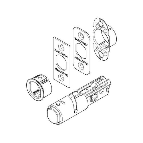 6 Way Adjustable Deadbolt Dark Bronze Finish