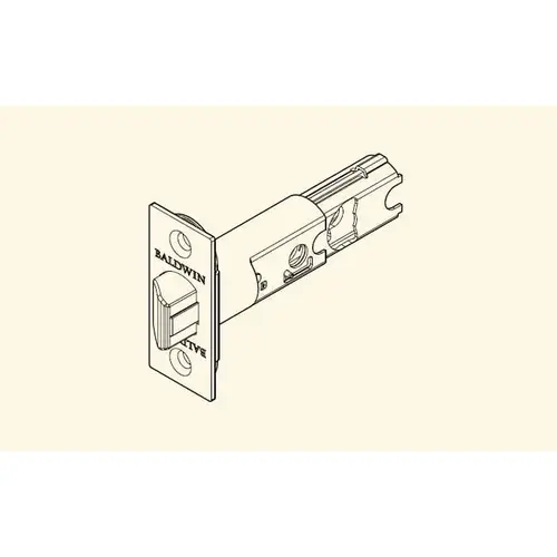 UL Square Corner Adjustable Springlatch Lifetime Brass Finish