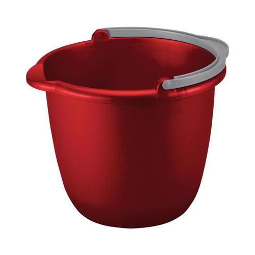 Bucket 10 qt Red Red