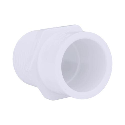 Pipe Adapter Schedule 40 1" MPT T X 3/4" D Slip PVC