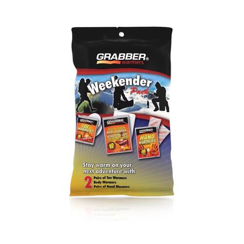 Grabber Warmers WKNR348 Hand and Body Warmer Set Weekender Pack