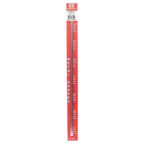 K&S 83014 Aluminum Tube 1 ft. L Square