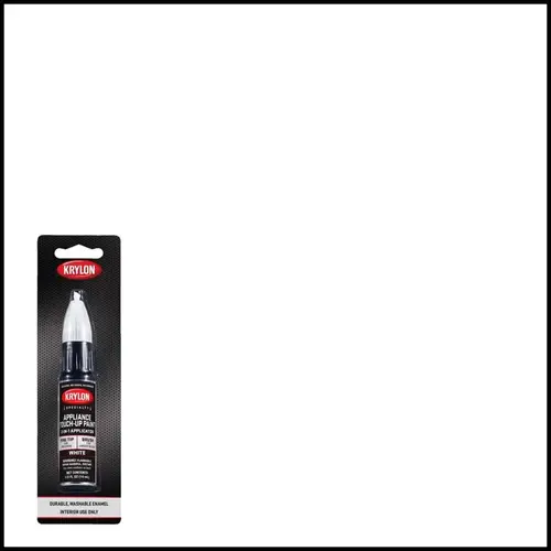 Appliance Touch-Up Paint Gloss White 0.5 oz White - pack of 6