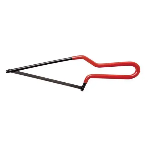 Superior Tool 37700 HACKSAW MINI CSHD HDL 6 INCH Black/Red