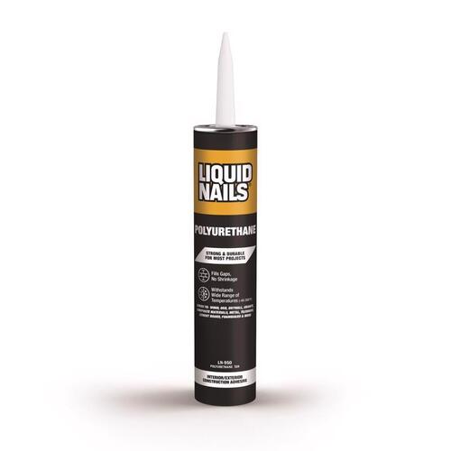 Liquid Nails LN-950 Polyurethane Adhesive, Tan, 10 oz Cartridge