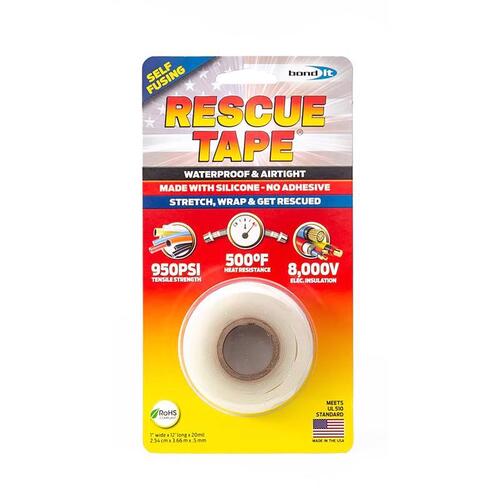 Silicone Tape Clear 1" W X 12 ft. L Clear