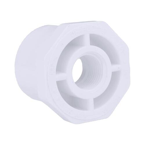 Reducing Bushing Schedule 40 1-1/2" Spigot T X 1/2" D FPT PVC