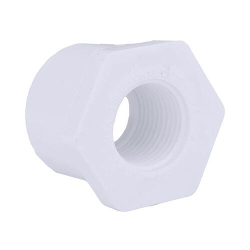 Reducing Bushing Schedule 40 1" Spigot T X 1/2" D FPT PVC - pack of 25