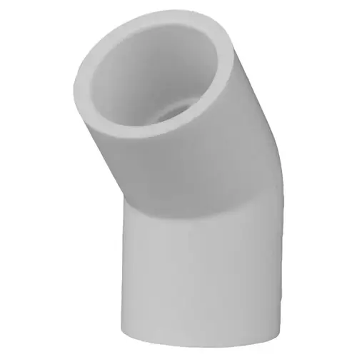 45 Degree Elbow Schedule 40 1/2" Slip T X 1/2" D Slip PVC - pack of 25