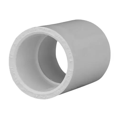 Coupling Schedule 40 3/4" Slip T X 3/4" D Slip PVC - pack of 25