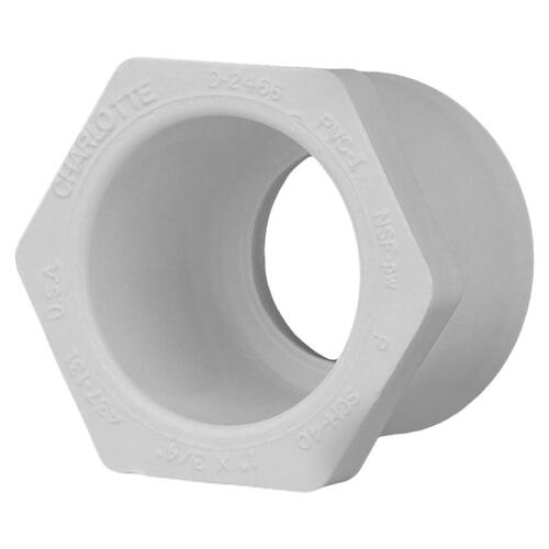 Reducing Bushing Schedule 40 1" Slip T X 3/4" D Slip PVC - pack of 25