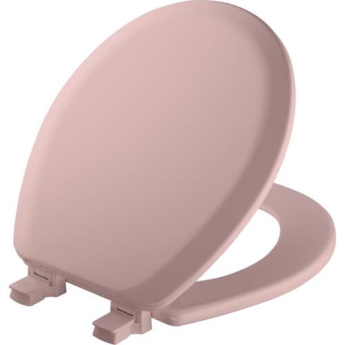 Mayfair by Bemis 41EC-023 Toilet Seat Cameron Round Pink Enameled Wood Gloss