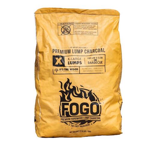 Fogo FP17 Lump Charcoal Super Premium (Gold Bag) All Natural 17.6 lb