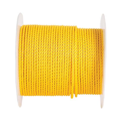 Rope 1/4" D X 600 ft. L Yellow Twisted Polypropylene Yellow