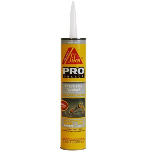 Crack Flex Sealant, Light Gray, 10.1 oz Cartridge - pack of 12