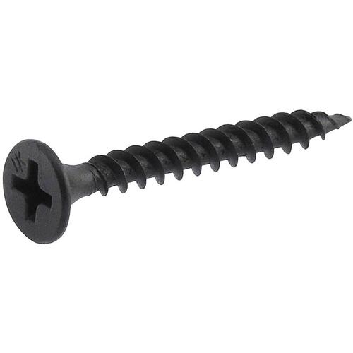 Drywall Screws No. 6 X 2-1/4" L Phillips Black Phosphate