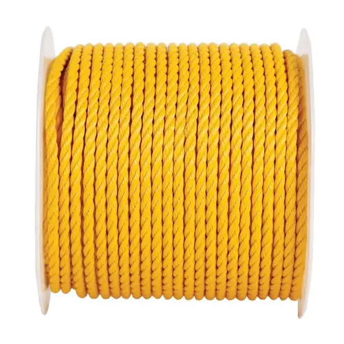 Rope 3/8" D X 400 ft. L Yellow Braided Polypropylene Yellow - pack of 400