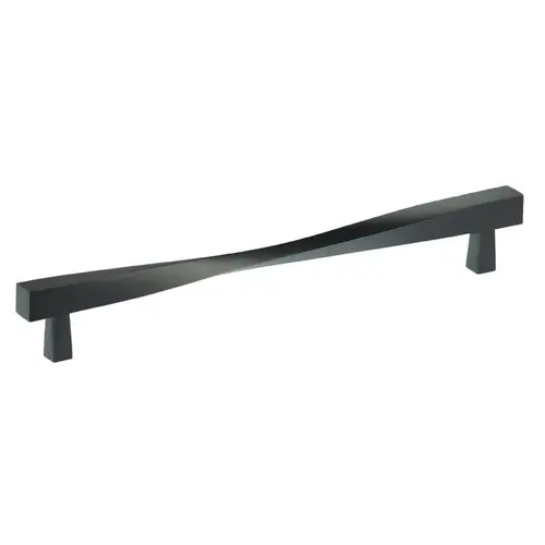 8-5/8" Center to Center Modern Twisted Cabinet Pull Oil Rubbed Bronze Finish