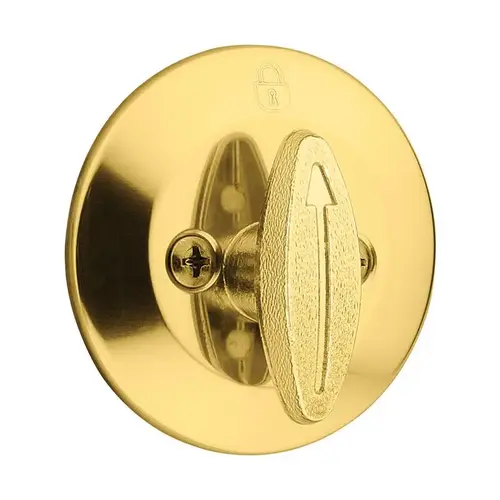 Deadbolt Polished Brass Metal Polished Brass