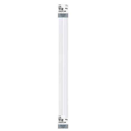 Fluorescent Bulb 40 W T12 1.4" D X 48" L Cool White Linear 4100 K Frosted - pack of 20