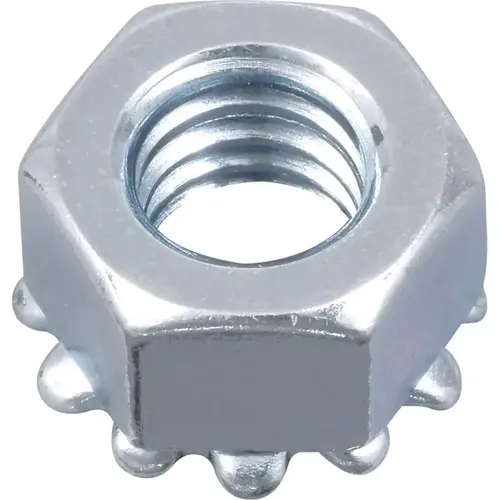 Keps Lock Nut #10 Zinc-Plated Steel SAE Zinc-Plated