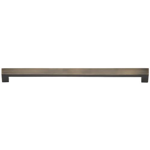 8" Center to Center Square Modern Cabinet Pull Bright Nickel Finish