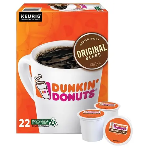 Keurig 5000363544 Dunkin' Donuts Original Blend Coffee K-Cup - pack of 22