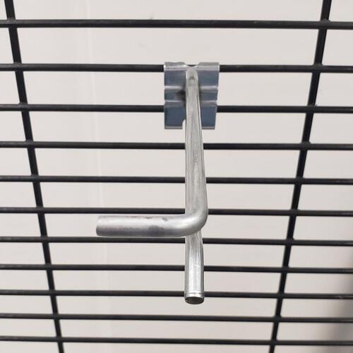 Trion CB25QBH4-50 Scan Hook Silver Galvanized Wire Cross bar non scanning hooks Galvanized