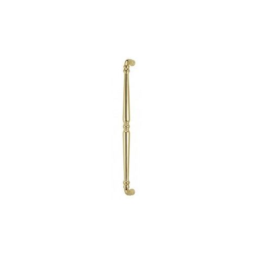 Omnia 9030/458.3 18" Center to Center Traditional Appliance Pull Bright Brass Finish