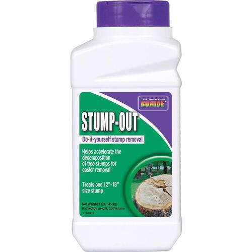 272 Stump Removal, Granules, White/Yellow, 1 lb Bottle